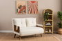 Atelier Del Sofa Cosmo Sofá-Cama de 2 Plazas - Teddy White